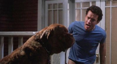 TURNER AND HOOCH yelling