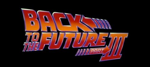 BACK TO THE FUTURE PART III Title