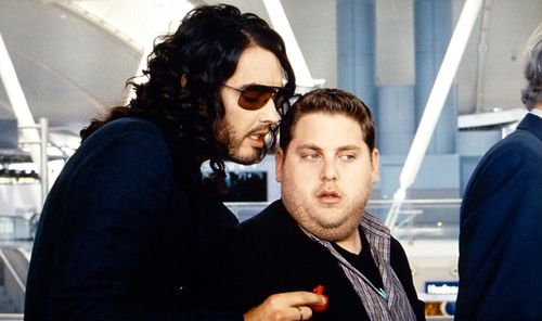 GET HIM TO THE GREEK Russell Brand Jonah Hill GET HIM TO THE GREEK Russell Brand Jonah Hill