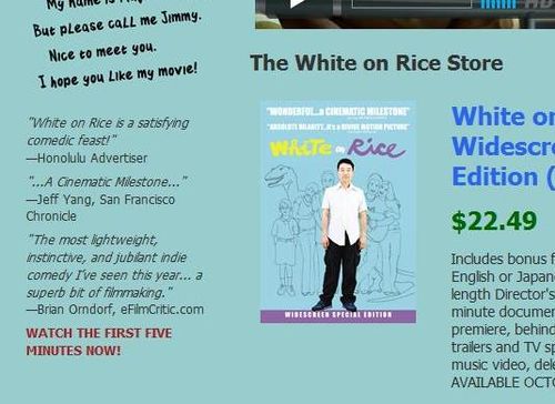 WHITE ON RICE Website