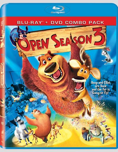 OPEN SEASON 3 Blu-ray Cover OPEN SEASON 3 Blu-ray Cover