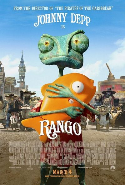 RANGO movie poster RANGO movie poster
