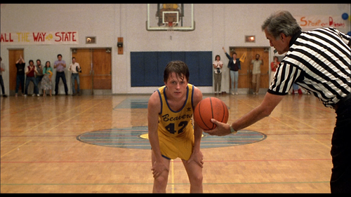 TEEN WOLF Michael J. Fox Basketball