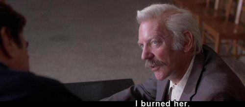 BACKDRAFT Donald Sutherland Line 2