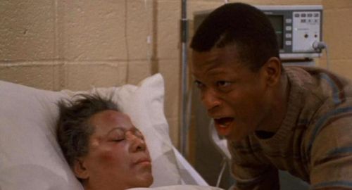 STRAIGHT OUT OF BROOKLYN Dennis and Mother