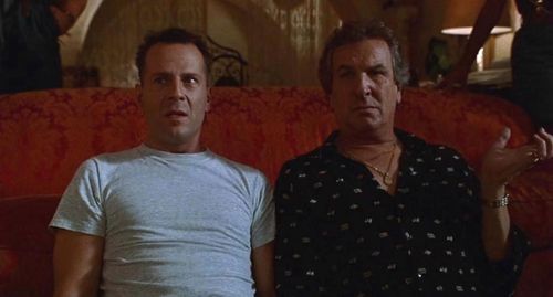 HUDSON HAWK Bruce Willis Danny Aiello