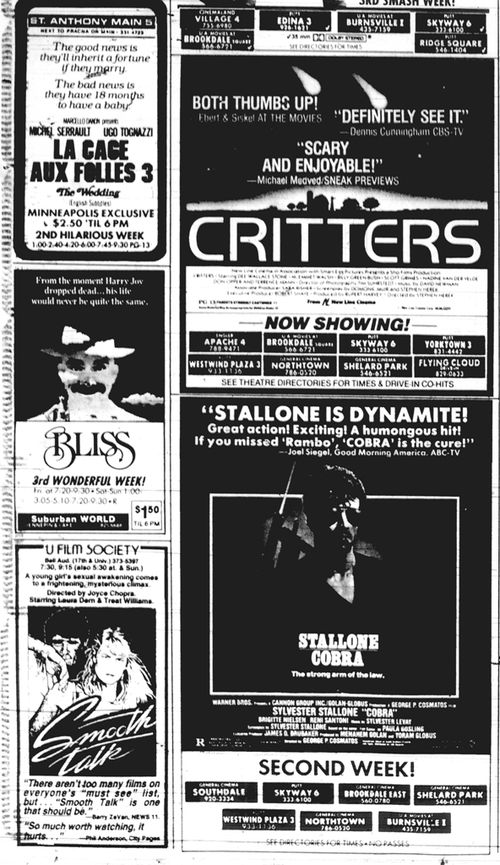 Minnesota Movie Ad June 1986 2