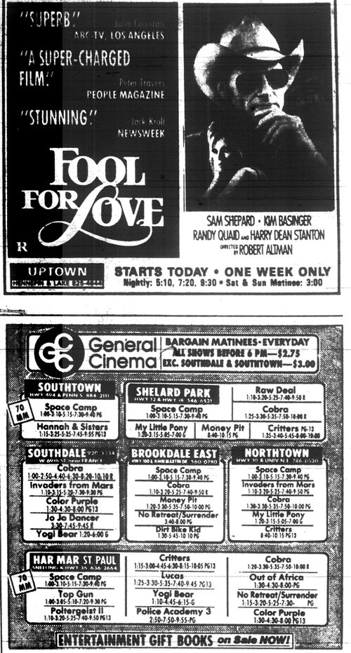 Minnesota Movie Ad June 1986 7