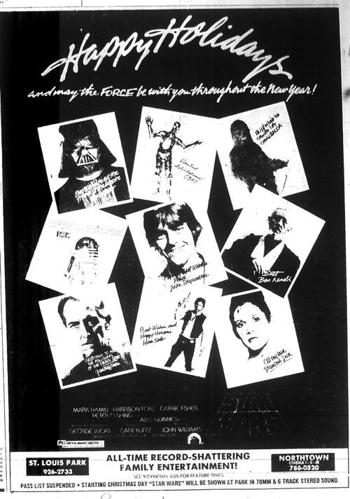 Star Wars New Years Eve 1977