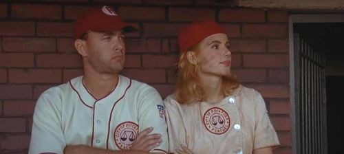 A LEAGUE OF THEIR OWN Geena Davis Tom Hanks
