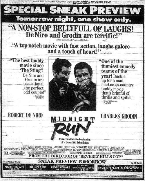 Midnight Run Sneak Preview