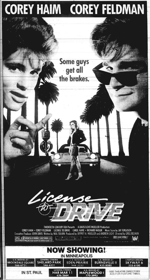 License to Drive movie ad 1988