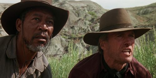 UNFORGIVEN Clint Eastwood Morgan Freeman UNFORGIVEN Clint Eastwood Morgan Freeman