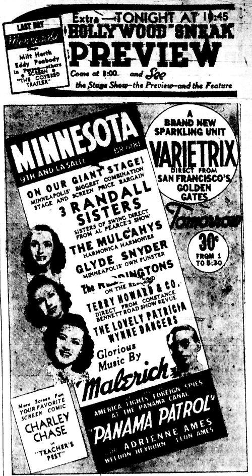 Minnesota Movie Ads 1939 3