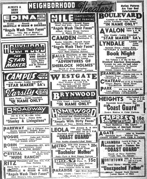 Minnesota Movie Ads 1939 8