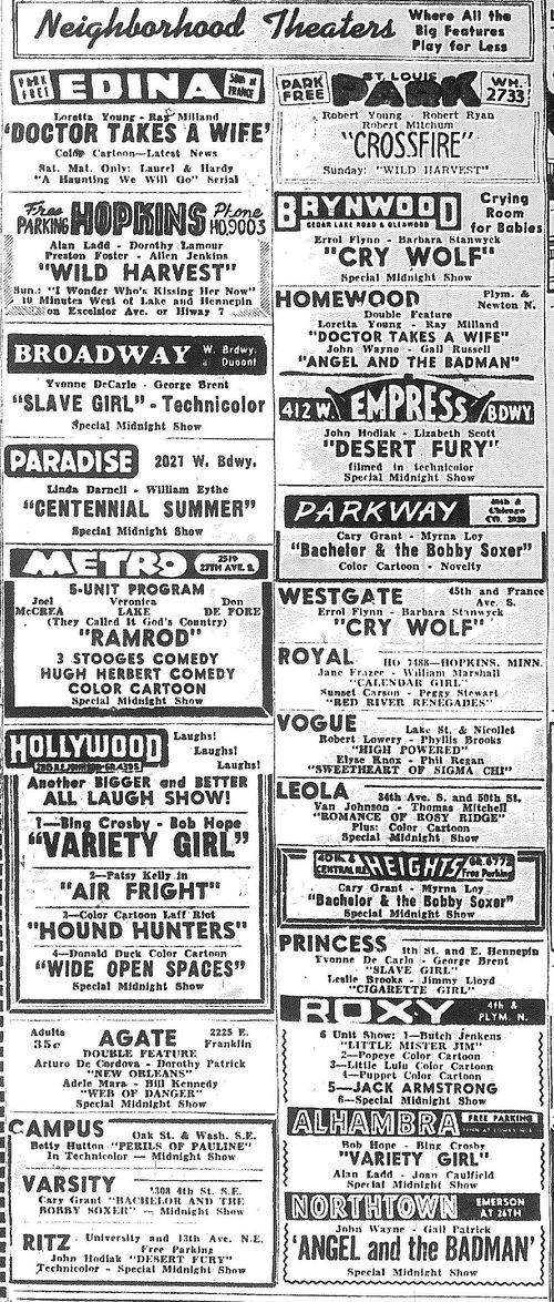 Minnesota Movie Ads 2