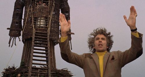 WICKER MAN Christopher Lee Edward Woodward