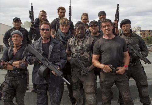 EXPENDABLES 3 Stallone Schwarzenegger