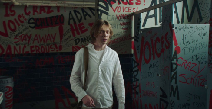 WORDS ON BATHROOM WALL 1