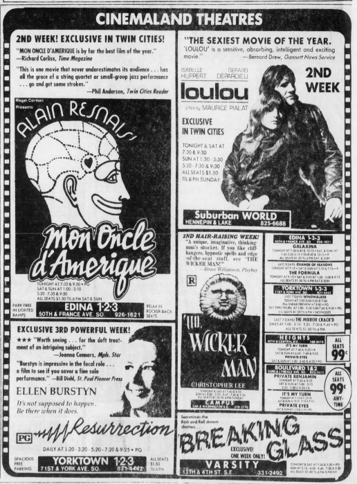 Minnesota Movie Ads 1
