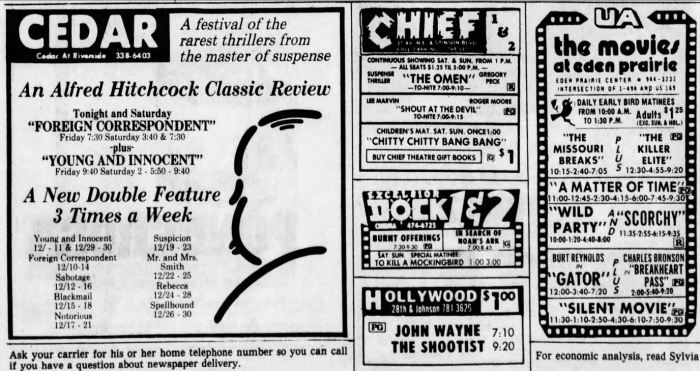 MINNESOTA MOVIE ADS 20